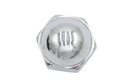 V-Twin Chrome Axle Shoulder Nut 5/8 inch Outer Diameter for Side Mount Tail Lamps