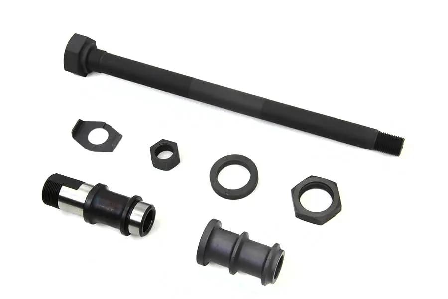 V-Twin Parkerized Hex Head Rear Axle Kit for Harley Davidson FL Models by V-Twin