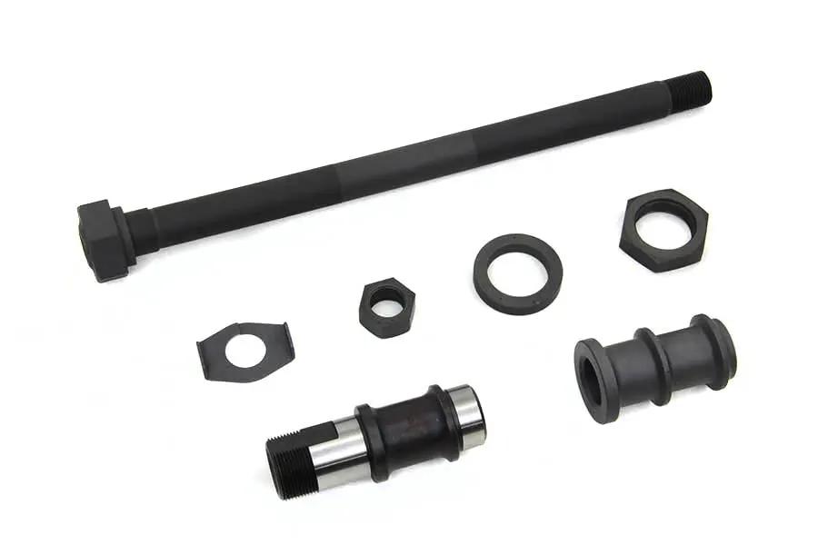 V-Twin Parkerized Hex Head Rear Axle Kit for Harley Davidson FL Models by V-Twin