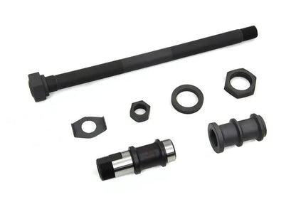 V-Twin Parkerized Hex Head Rear Axle Kit for Harley Davidson FL Models by V-Twin