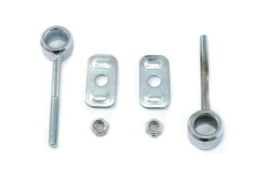 V-Twin Zinc Rear Axle Adjuster Set for Harley Davidson FLT Models (Part #76773Z) by V-Twin