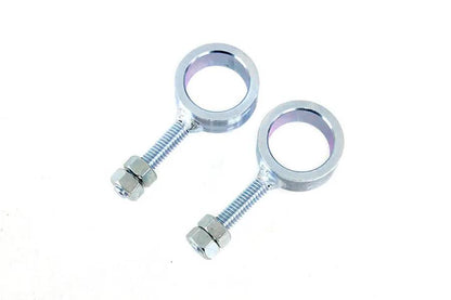 V-Twin Rear Axle Adjuster Set Zinc for Harley Davidson XL Models by V-Twin