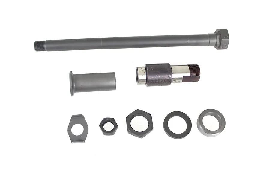 V-Twin Parkerized Rear Axle Kit - Fits Harley Davidson FL 1963-1966 by V-Twin