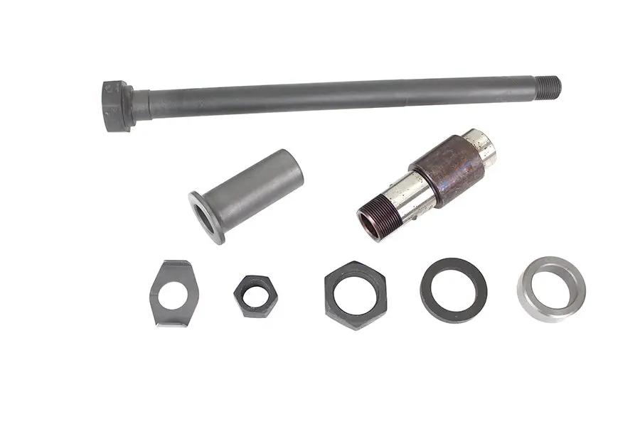 V-Twin Parkerized Rear Axle Kit - Fits Harley Davidson FL 1963-1966 by V-Twin