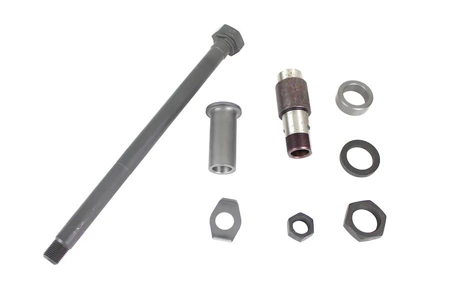 V-Twin Parkerized Rear Axle Kit - Fits Harley Davidson FL 1963-1966 by V-Twin