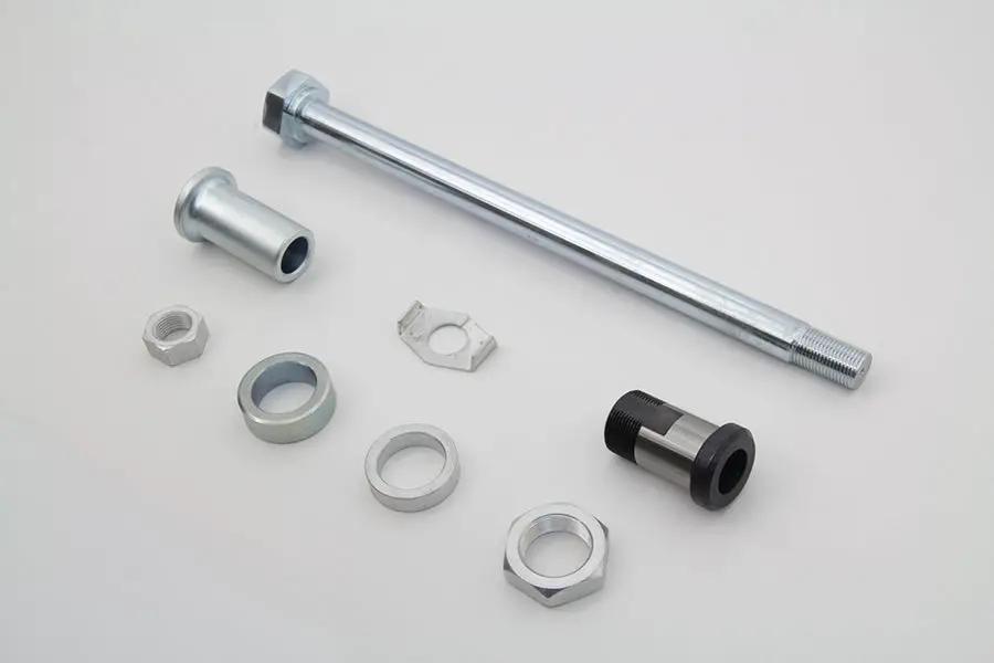 V-Twin Rear Axle Kit Zinc for Harley Davidson FL and FX Models (Part #63014Z) by V-Twin