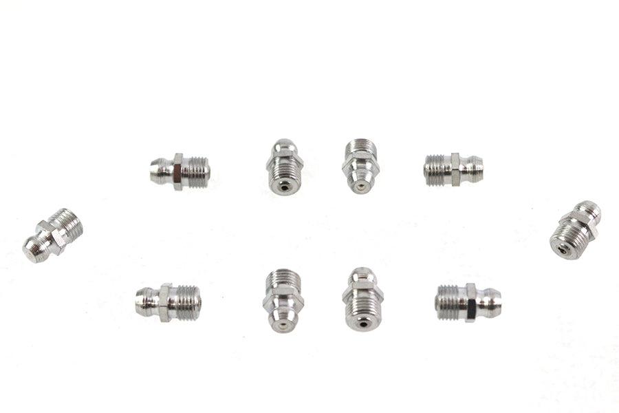 V-Twin 70005FC Zinc Grease Fitting Pack of 10