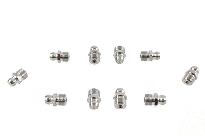 V-Twin 70005FC Zinc Grease Fitting Pack of 10