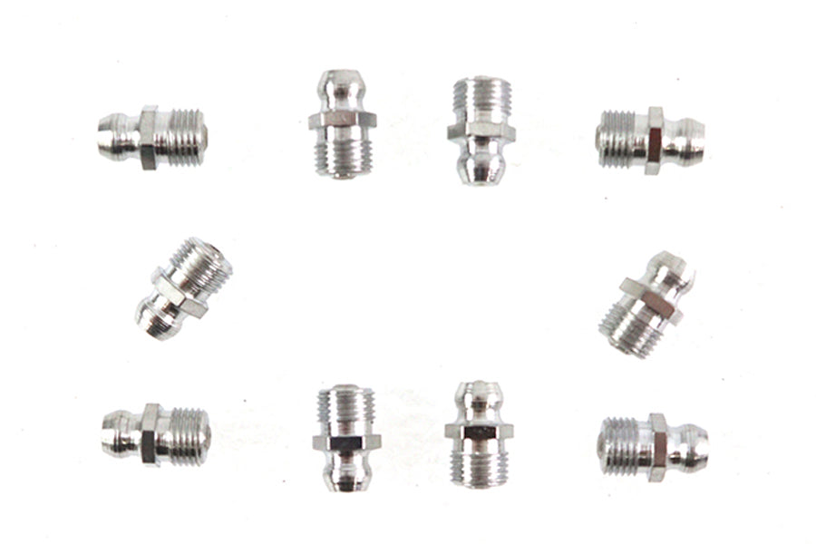 V-Twin 70005FC Zinc Grease Fitting Pack of 10