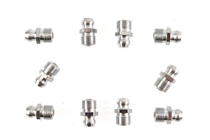 V-Twin 70005FC Zinc Grease Fitting Pack of 10