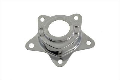 V-Twin Chrome Wheel Hub Thrust Bearing Cover for Harley Davidson EL & FL (Part #19474)