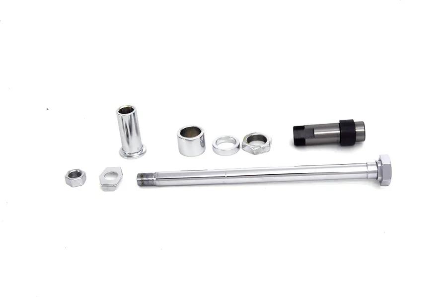 V-Twin Chrome Rear Axle Kit for Harley Davidson FL Models (1958-1962) by V-Twin