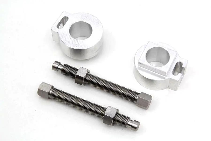 V-Twin Rear Rigid Axle Adjuster Kit for Harley Davidson FL Models by V-Twin