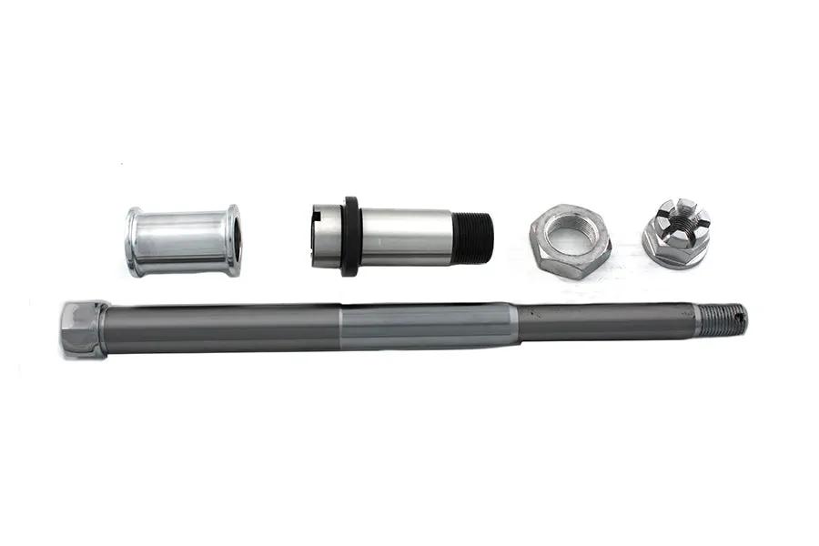 V-Twin Chrome Front Axle Kit for Harley Davidson EL and UL Models - Part Number 63042C by V-Twin