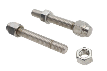 V-Twin Chrome Rear Axle Adjuster Screw Cap for Harley Davidson FXST and FLST Models