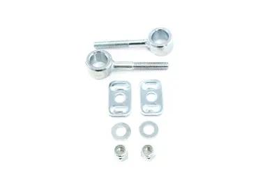 V-Twin Rear Axle Adjuster Set Zinc for Harley Davidson FLT and XL Models by V-Twin