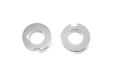 V-Twin Chrome Rear Axle Collar for Harley Davidson FXST and FLST Models by V-Twin