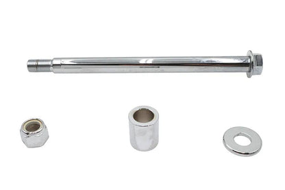 V-Twin Chrome Front Axle Kit for Harley Davidson FXSTS (10-3/4 inch length) - Part 16-0305 by V-Twin