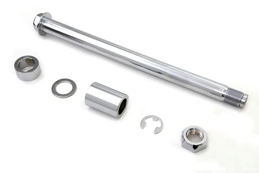 V-Twin Chrome Rear Axle Kit for Harley Davidson FXD (2008-2017) - Part #339177 by V-Twin