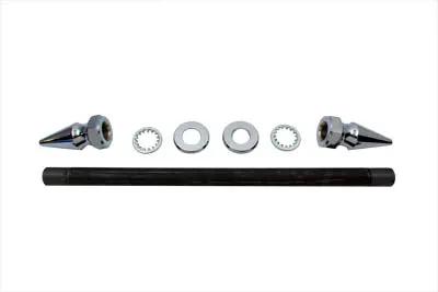 V-Twin Chrome Rear Axle Kit Pike Type for Harley Davidson FX (1973-1982) by V-Twin