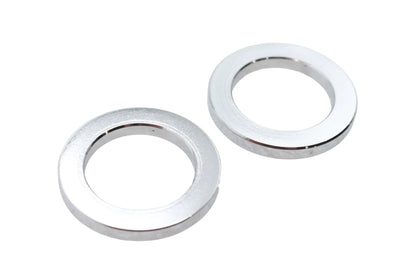 V-Twin Chrome Front or Rear Axle Spacer Set with 3/4 Inch Inner Diameter by V-Twin