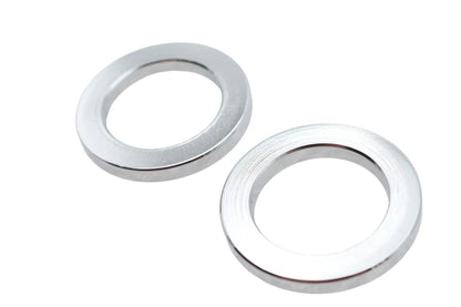 V-Twin Chrome Front or Rear Axle Spacer Set with 3/4 Inch Inner Diameter by V-Twin
