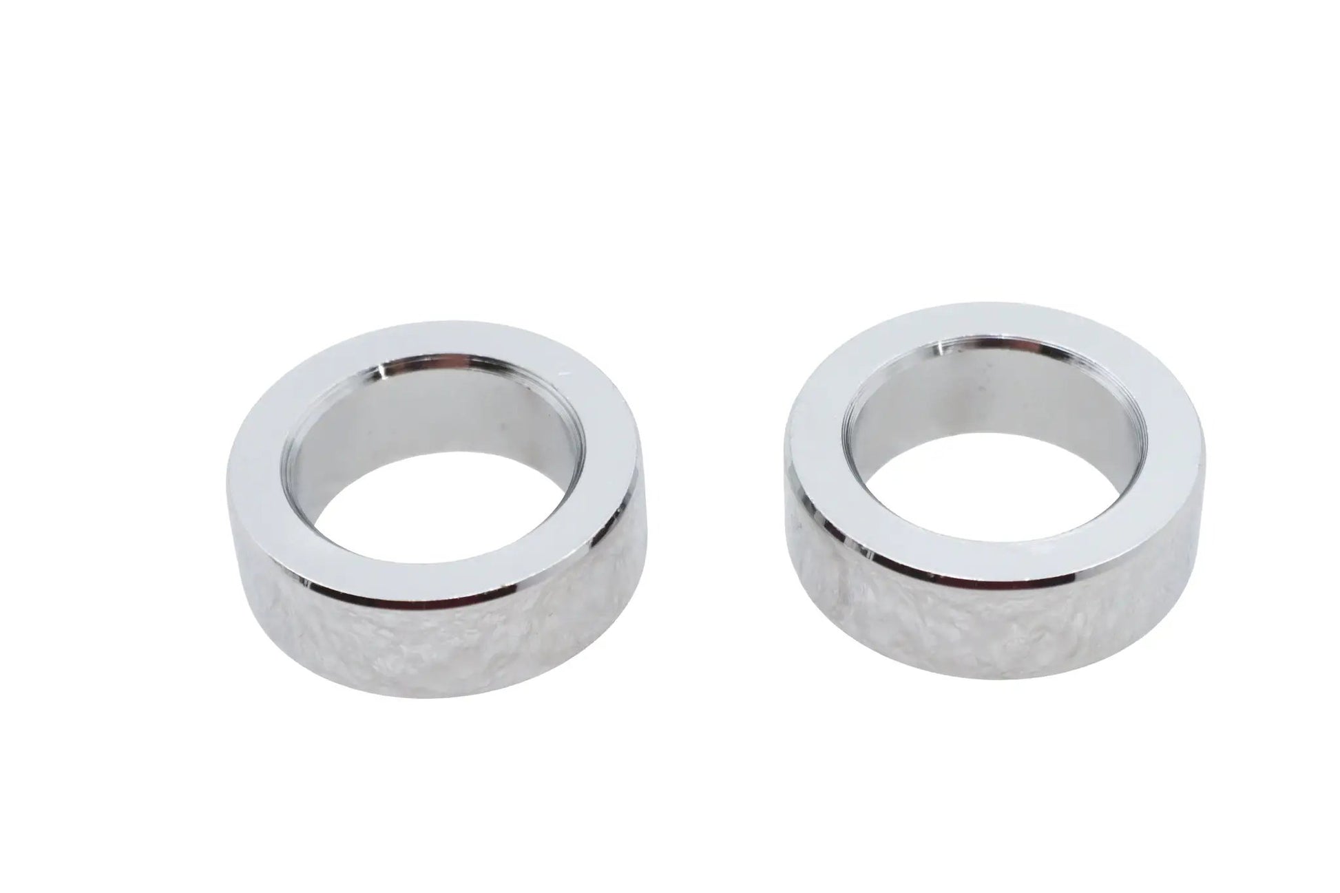 V-Twin Chrome Axle Spacer Set with 3/4 inch Inner Diameter for Front and Rear Wheels by V-Twin