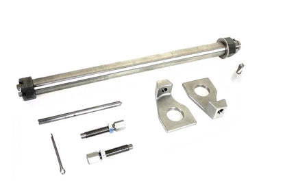V-Twin 25mm Rear Axle Adjuster Kit Stainless Steel for Harley Davidson FLT Models by V-Twin