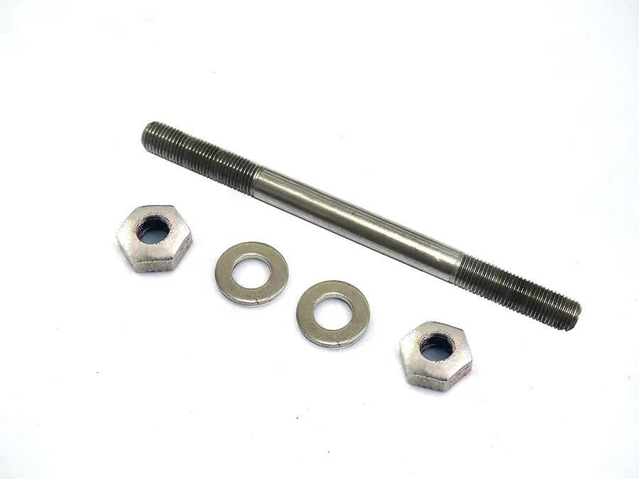 V-Twin 3/8 Inch-20 Zinc Front Axle for Harley Davidson Models by V-Twin