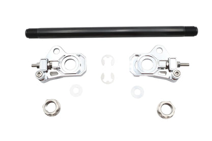V-Twin 25mm Rear Axle Adjuster Kit for Harley Davidson FLT Models by V-Twin