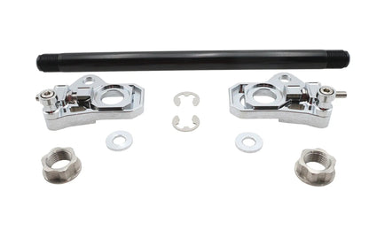 V-Twin 25mm Rear Axle Adjuster Kit for Harley Davidson FLT Models by V-Twin