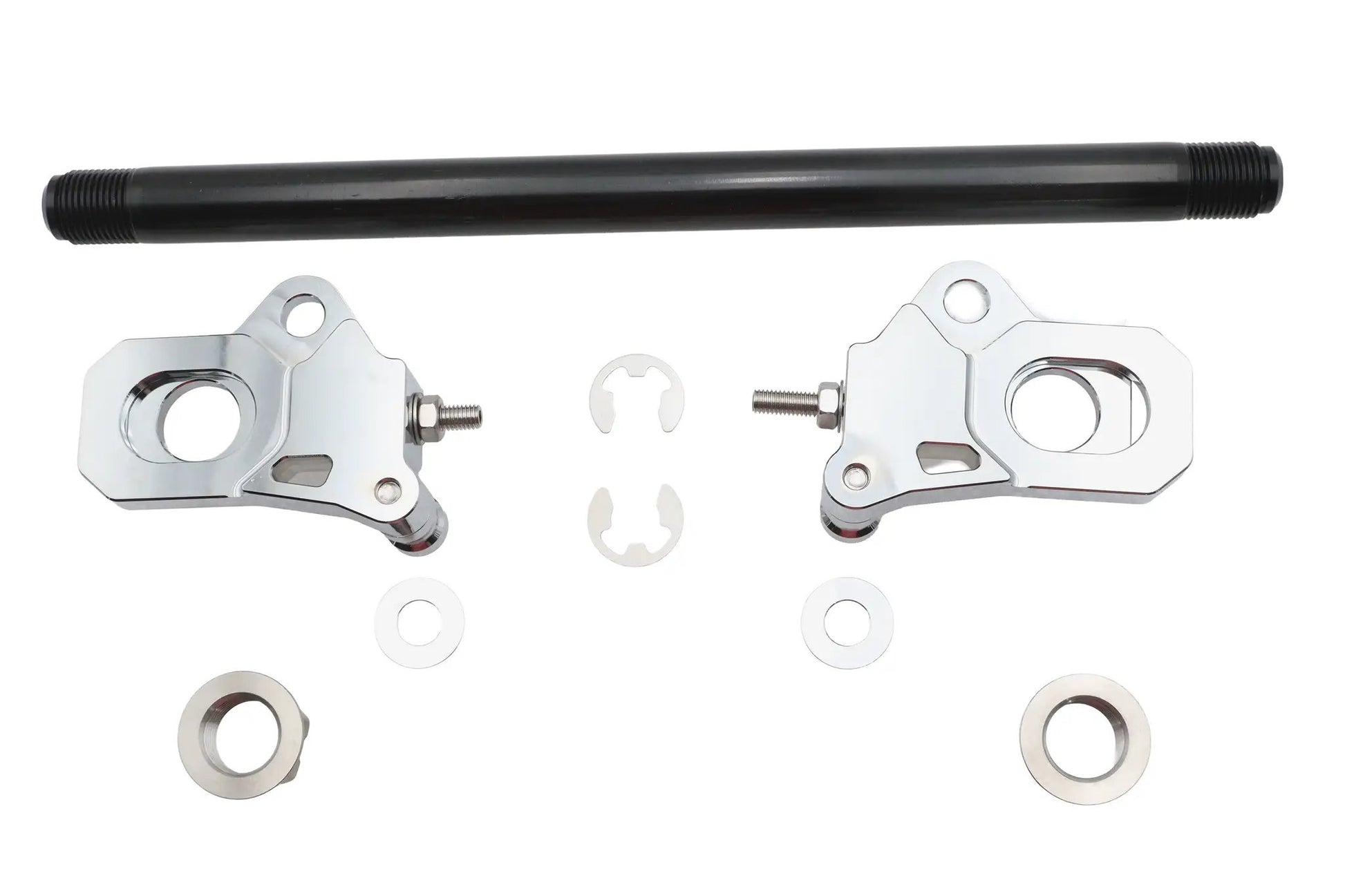 V-Twin 25mm Rear Axle Adjuster Kit for Harley Davidson FLT Models by V-Twin