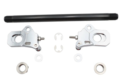 V-Twin 25mm Rear Axle Adjuster Kit for Harley Davidson FLT Models by V-Twin