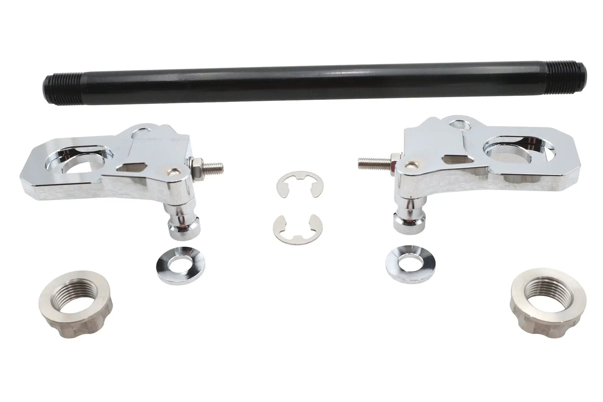 V-Twin 25mm Rear Axle Adjuster Kit for Harley Davidson FLT Models by V-Twin