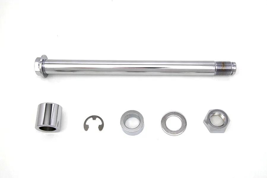 V-Twin Chrome Rear Axle Kit for Harley Davidson XL - 25mm Diameter Part #339199 by V-Twin