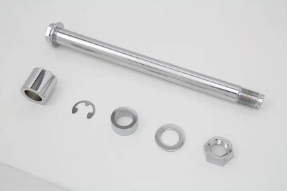 V-Twin Chrome Rear Axle Kit for Harley Davidson XL - 25mm Diameter Part #339199 by V-Twin