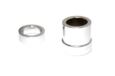 V-Twin Chrome Rear Axle Spacer Set for Harley Davidson XL (2004-2007)