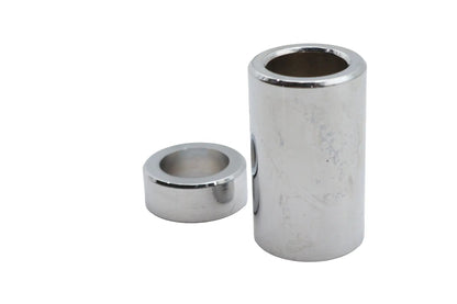V-Twin Chrome Rear Axle Spacer Set for Harley Davidson FXST Models by V-Twin