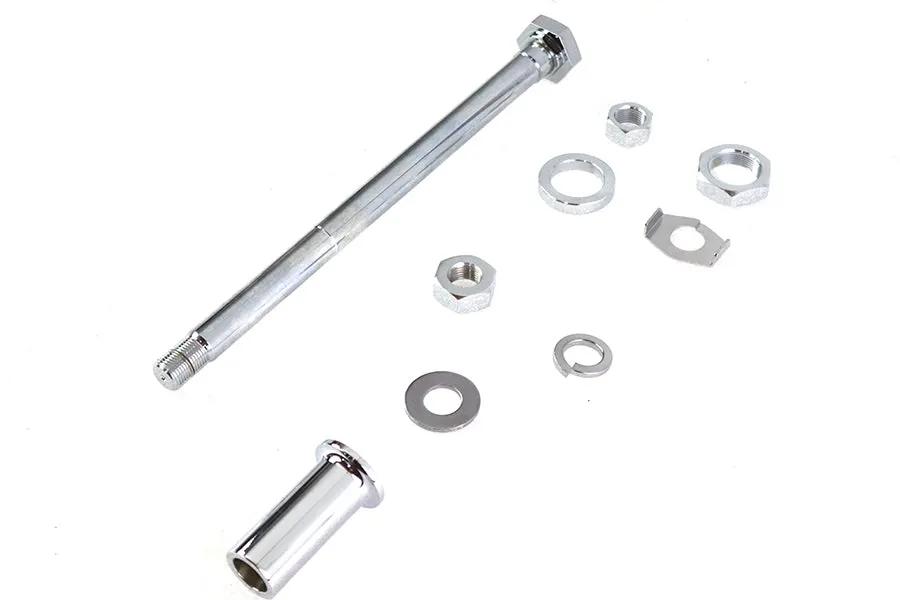 V-Twin Chrome Rear Axle Kit for Harley Davidson FL Models - Part #16-0267 by V-Twin
