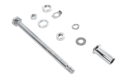 V-Twin Chrome Rear Axle Kit for Harley Davidson FL Models - Part #16-0267 by V-Twin