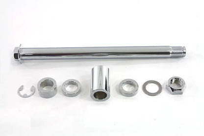 V-Twin Chrome Rear Axle Nut Kit for Harley Davidson FLST Models by V-Twin