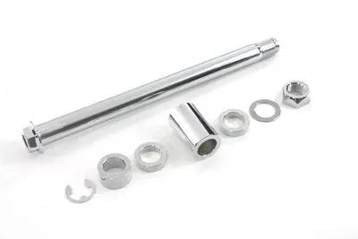 V-Twin Chrome Rear Axle Nut Kit for Harley Davidson FLST Models by V-Twin