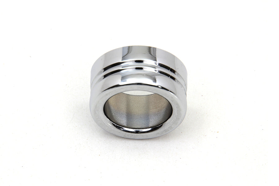 V-Twin Chrome Front Axle Spacer with 3/4 Inch Inner Diameter for Harley Davidson FLST Models
