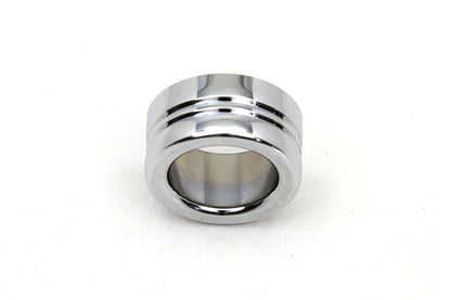 V-Twin Chrome Front Axle Spacer with 3/4 Inch Inner Diameter for Harley Davidson FLST Models