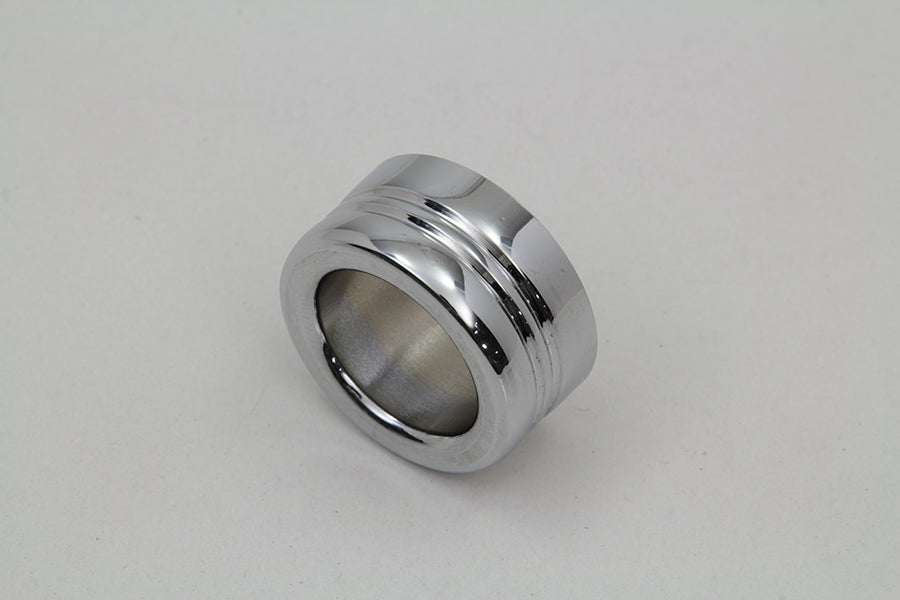 V-Twin Chrome Front Axle Spacer with 3/4 Inch Inner Diameter for Harley Davidson FLST Models