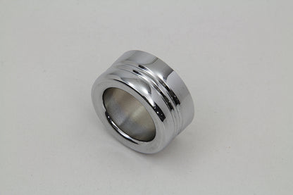 V-Twin Chrome Front Axle Spacer with 3/4 Inch Inner Diameter for Harley Davidson FLST Models