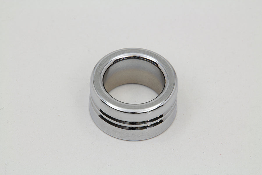 V-Twin Chrome Front Axle Spacer with 3/4 Inch Inner Diameter for Harley Davidson FLST Models