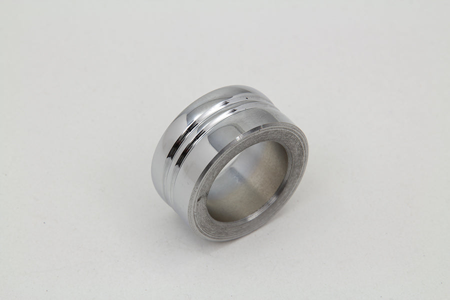 V-Twin Chrome Front Axle Spacer with 3/4 Inch Inner Diameter for Harley Davidson FLST Models