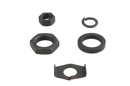 V-Twin Parkerized Rear Axle Nut and Lock Kit for Harley Davidson VL and EL Models by V-Twin