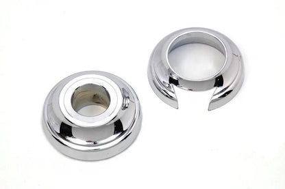 V-Twin Chrome Front Axle Spacer Set for Harley Davidson FLT with ABS Rear Brakes - Part #78302 by V-Twin